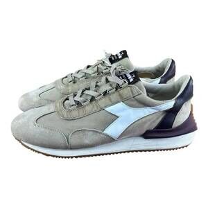 Diadora Heritage Brown Nubuck Sneakers Athletic Men